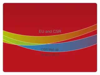 EU and CSR