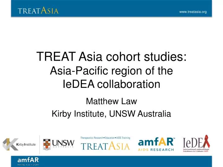 treat asia cohort studies asia pacific region of the iedea collaboration