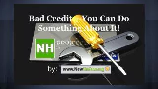 bad credit you can do something about it