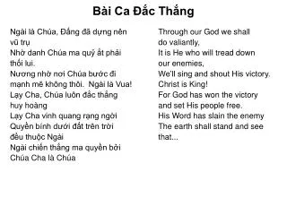 b i ca c th ng