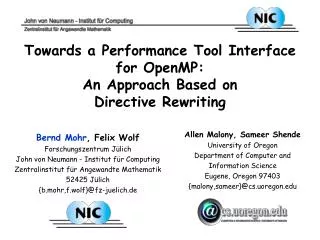 Towards a Performance Tool Interface for OpenMP: An Approach Based on Directive Rewriting