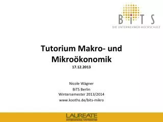 tutorium makro und mikro konomik 17 12 2013