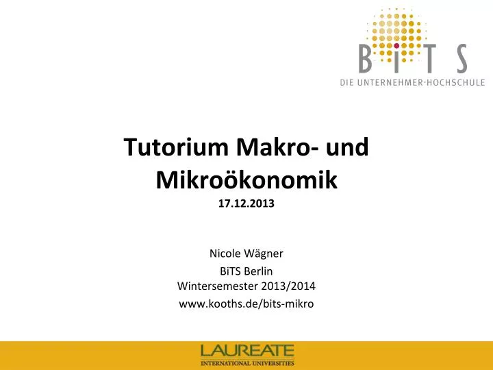 tutorium makro und mikro konomik 17 12 2013