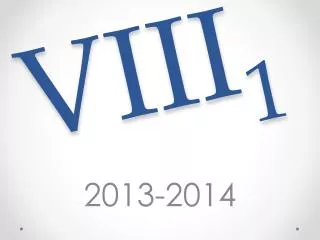 viii 1