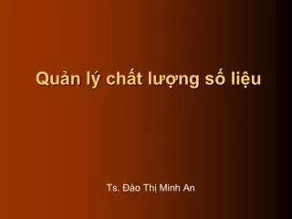 qu n l ch t l ng s li u