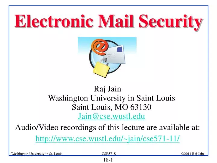 electronic mail security
