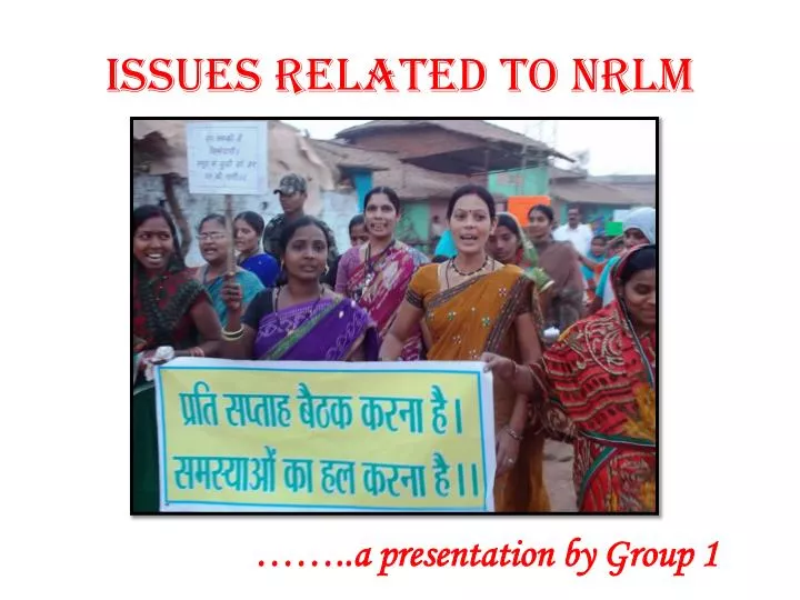 issues related to nrlm