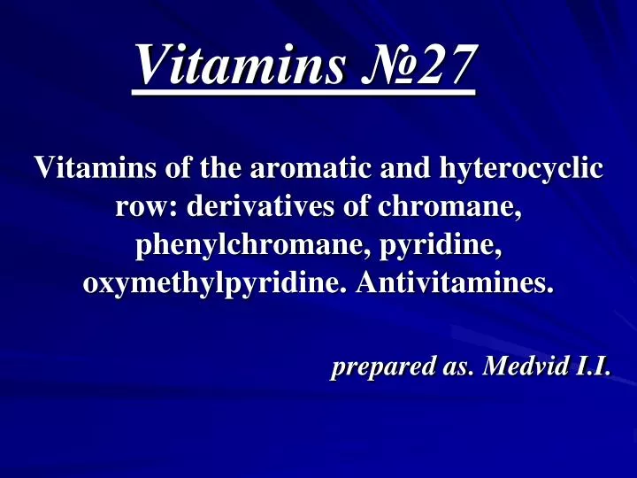 vitamins 27