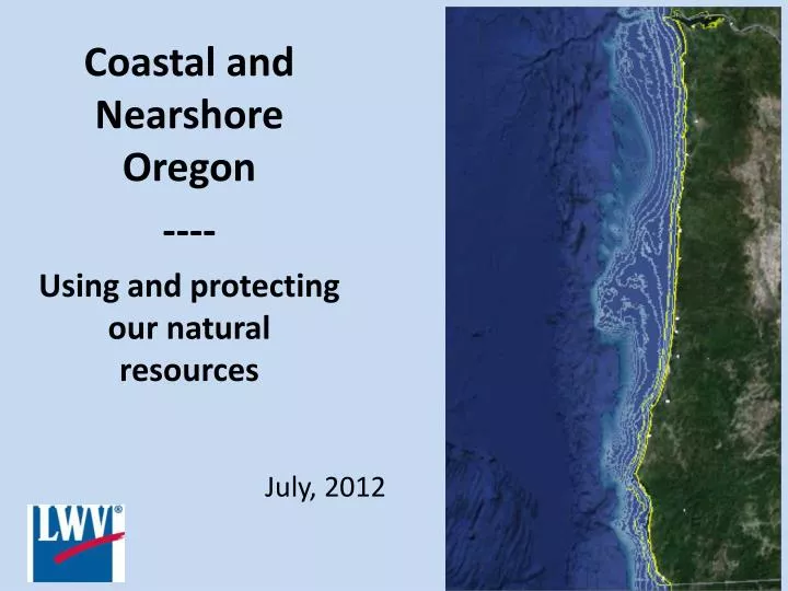 coastal and nearshore oregon using and protecting our natural resources