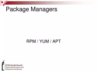 Package Managers