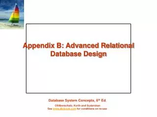 Appendix B: Advanced Relational Database Design