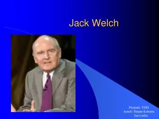 jack welch
