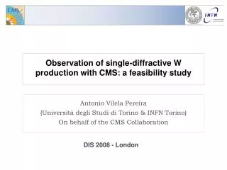 Observation of single-diffractive W production with CMS: a feasibility study