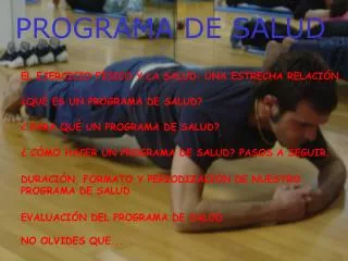 programa de salud