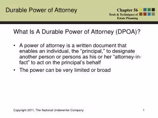 What Is A Durable Power of Attorney (DPOA)?