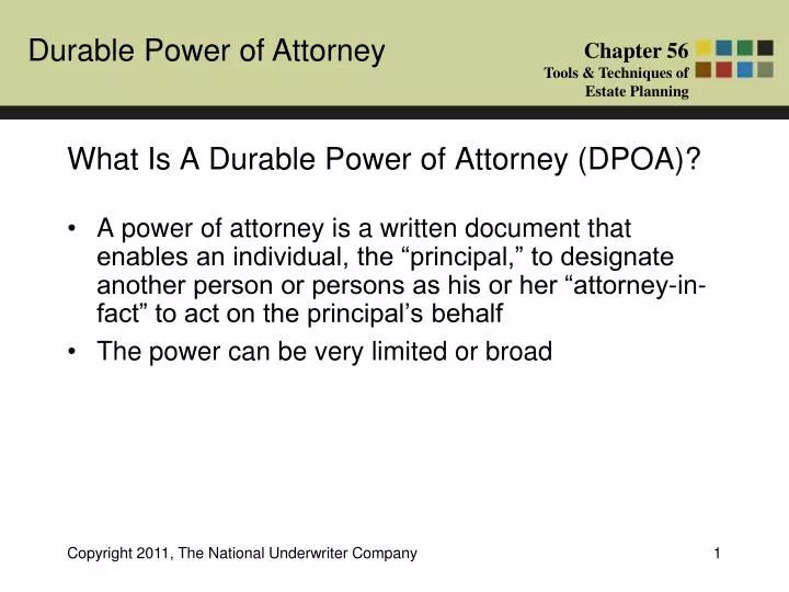 what is a durable power of attorney dpoa