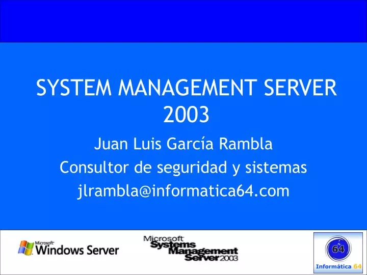 system management server 2003