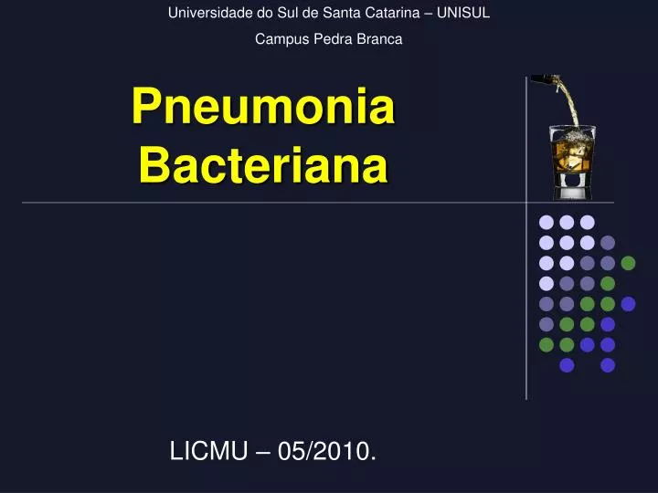 pneumonia bacteriana