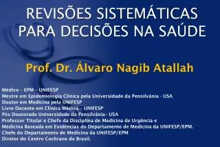 revis es sistem ticas para decis es na sa de
