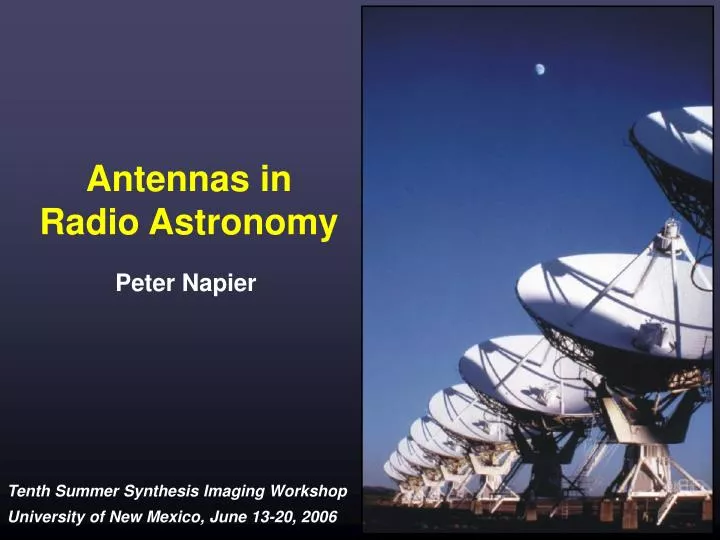 antennas in radio astronomy