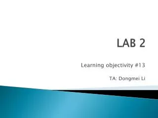 LAB 2