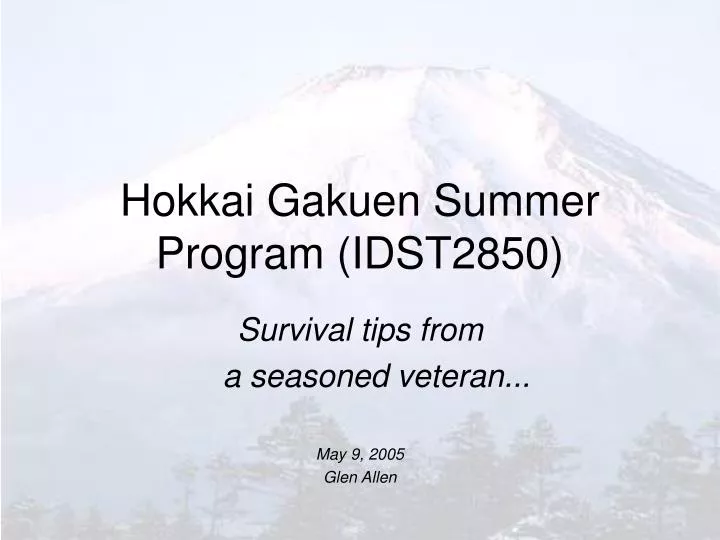hokkai gakuen summer program idst2850
