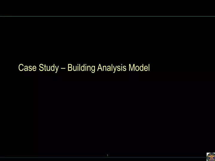 case study building analysis model
