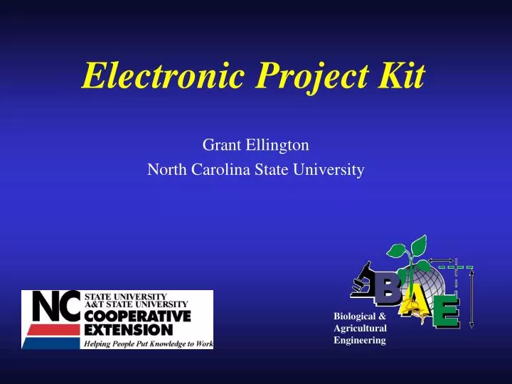 electronic project kit
