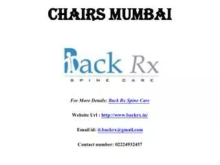 Office Chair for Back Pain India