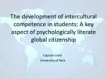 Caprice Lantz University of York - slide 1