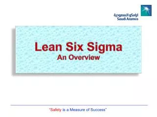 Lean Six Sigma An Overview
