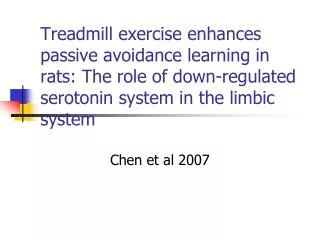 Chen et al 2007