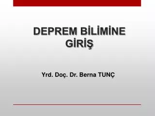 deprem b l m ne g r