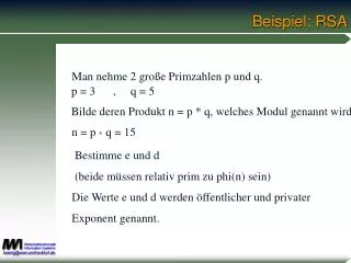 beispiel rsa