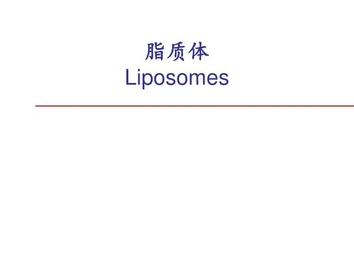 liposomes