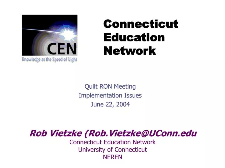 quilt ron meeting implementation issues june 22 2004