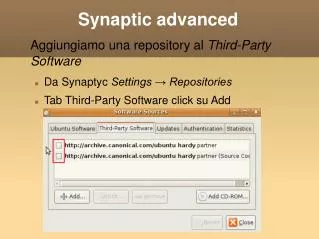 synaptic advanced
