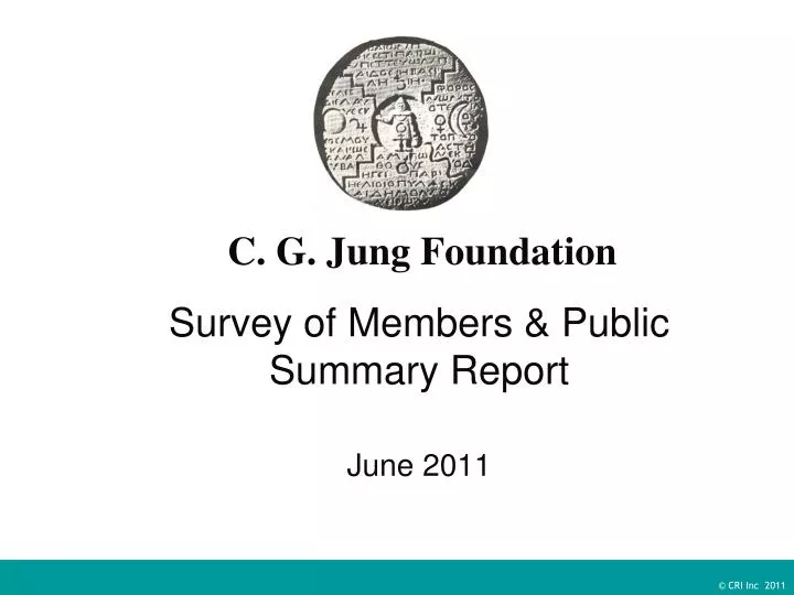 c g jung foundation survey of members public summary report june 2011