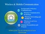 Wireless &amp; Mobile Communication