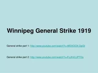 Winnipeg General Strike 1919
