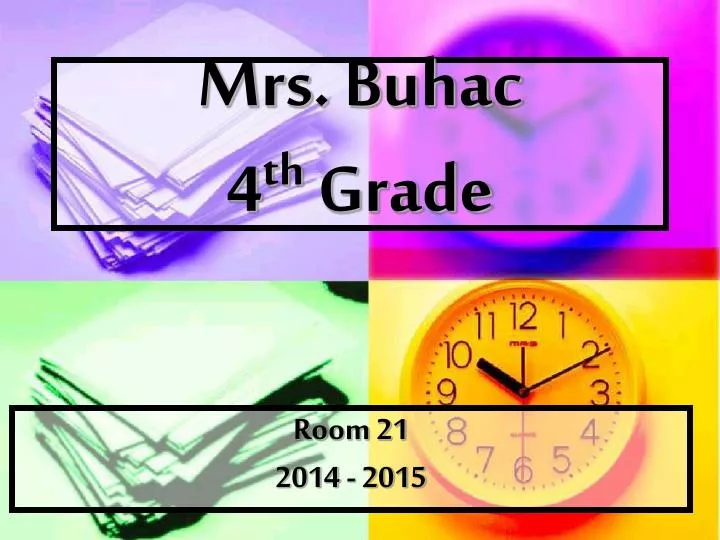 mrs buhac 4 th grade
