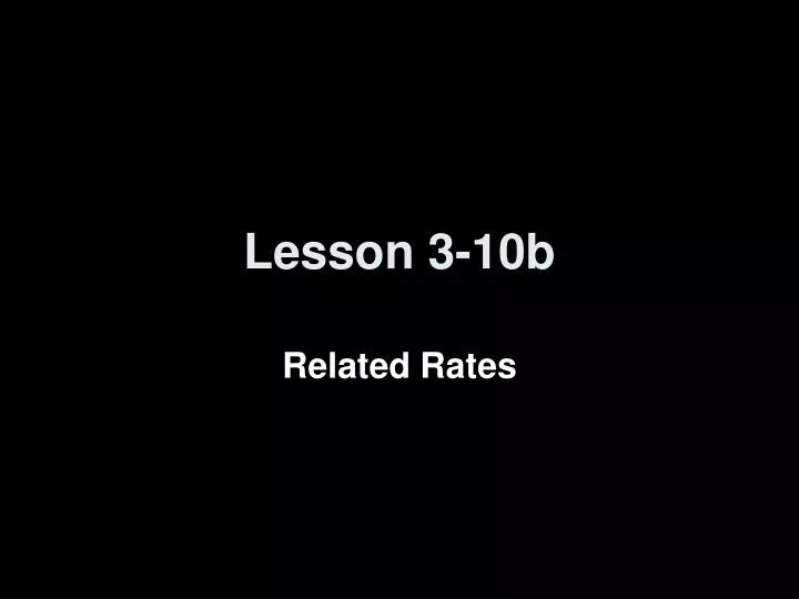 lesson 3 10b