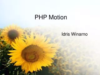 PHP Motion
