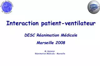 Interaction patient-ventilateur