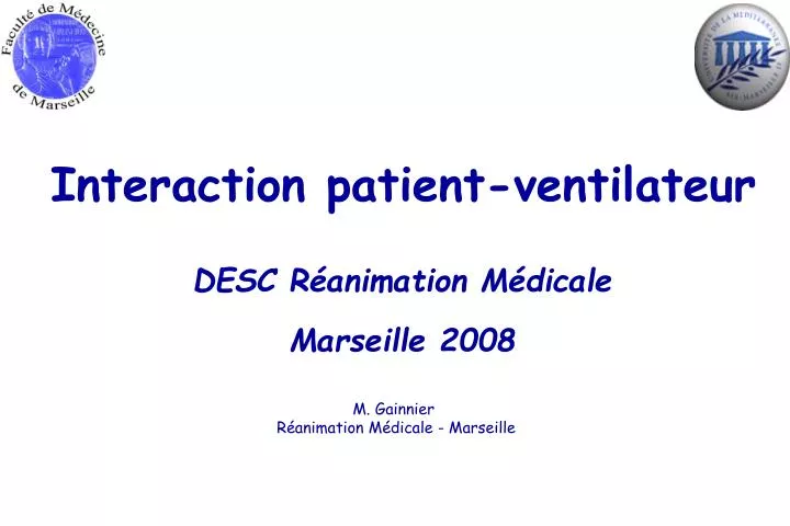 interaction patient ventilateur