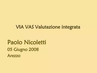 via vas valutazione integrata
