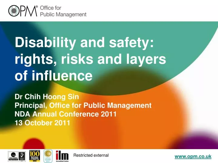 disability and safety rights risks and layers of influence