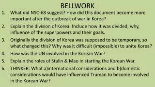 bellwork
