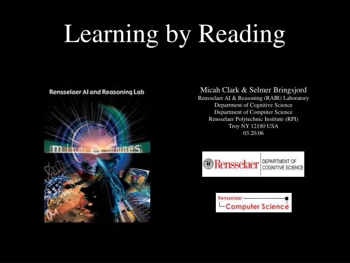 learning by reading