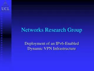 Networks Research Group